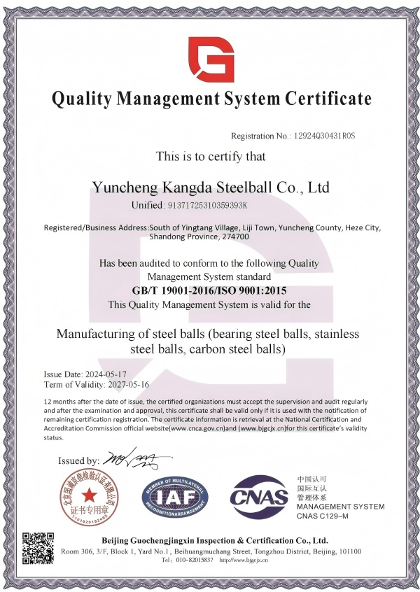 ISO9001 Certified Condar Factory proizvaja ROHS in doseže preizkušene jeklene kroglice, dobrodošli za nakup!